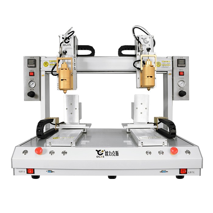 四工位圓形點膠機