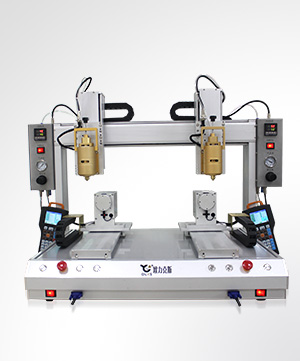 雙頭雙工八軸熱熔點(diǎn)膠機(jī) 雙頭雙工八軸熱熔點(diǎn)膠機(jī)